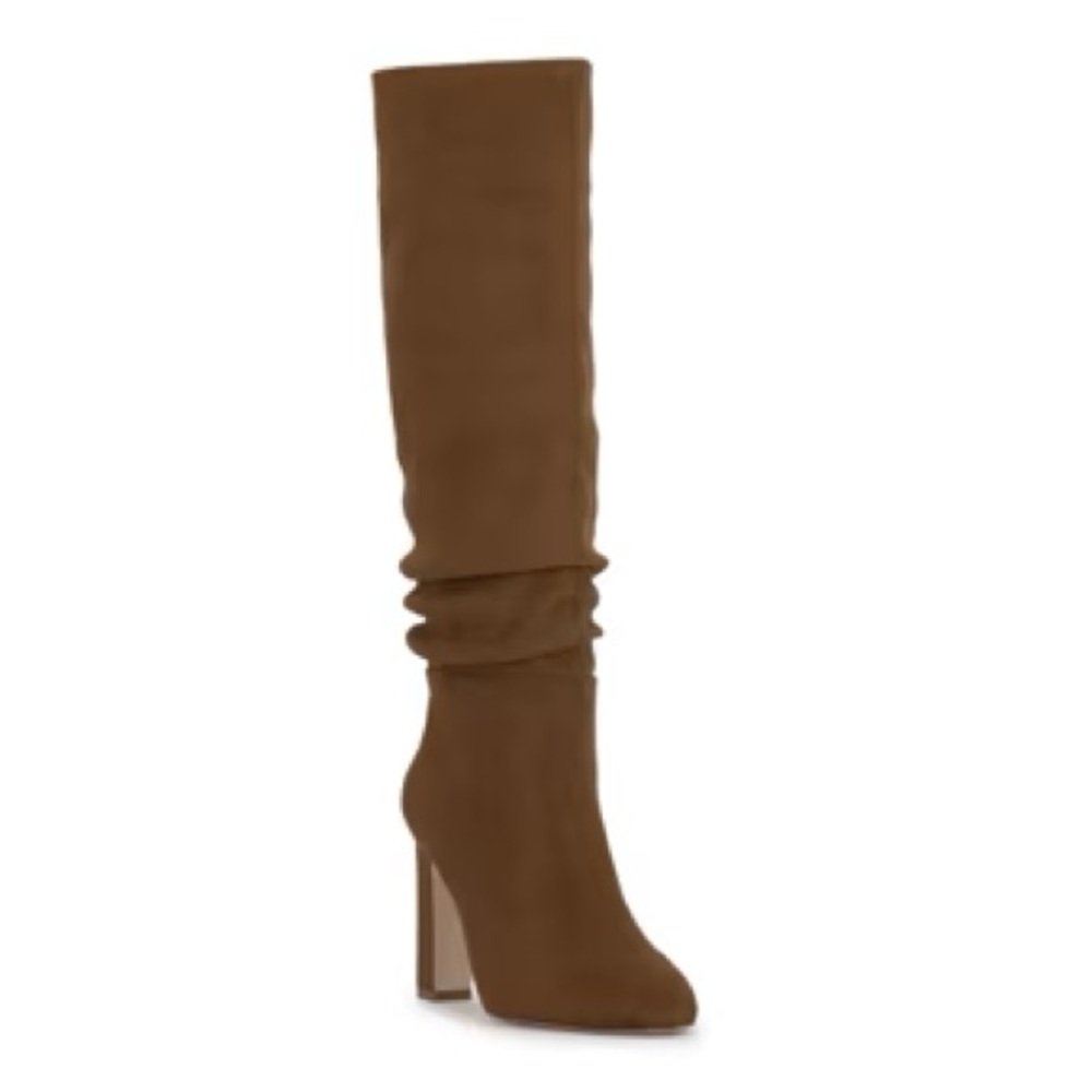 Jessica Simpson Minerva Knee High Boot in Suede Tan